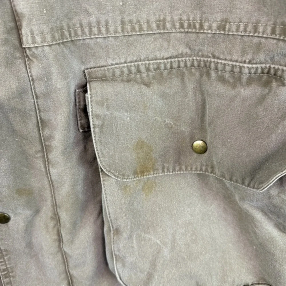 Field‎ & Stream Mens Heavy Parka Jacket 1XB VTG? Hooded Flannel & Quilted Lined